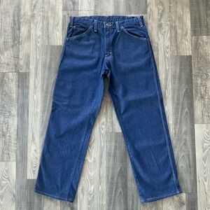 34x31 NWT Workrite Westex Indigo FR Carpenter Work Jeans Men’s Blue 2112 CAT2